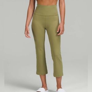 Lululemon Groove Super-High-Rise Crop 23" Bronze Green 8